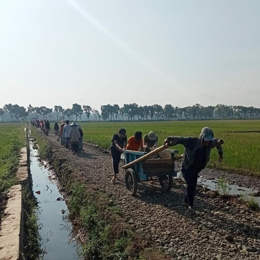 Pemeliharaan Jalan Usaha Tani Dusun I Sawah Blok 06-07